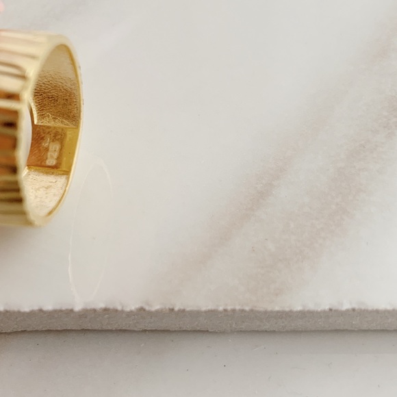 Uptown Midi Ring | 14k Gold Plated - Picture 7 of 8